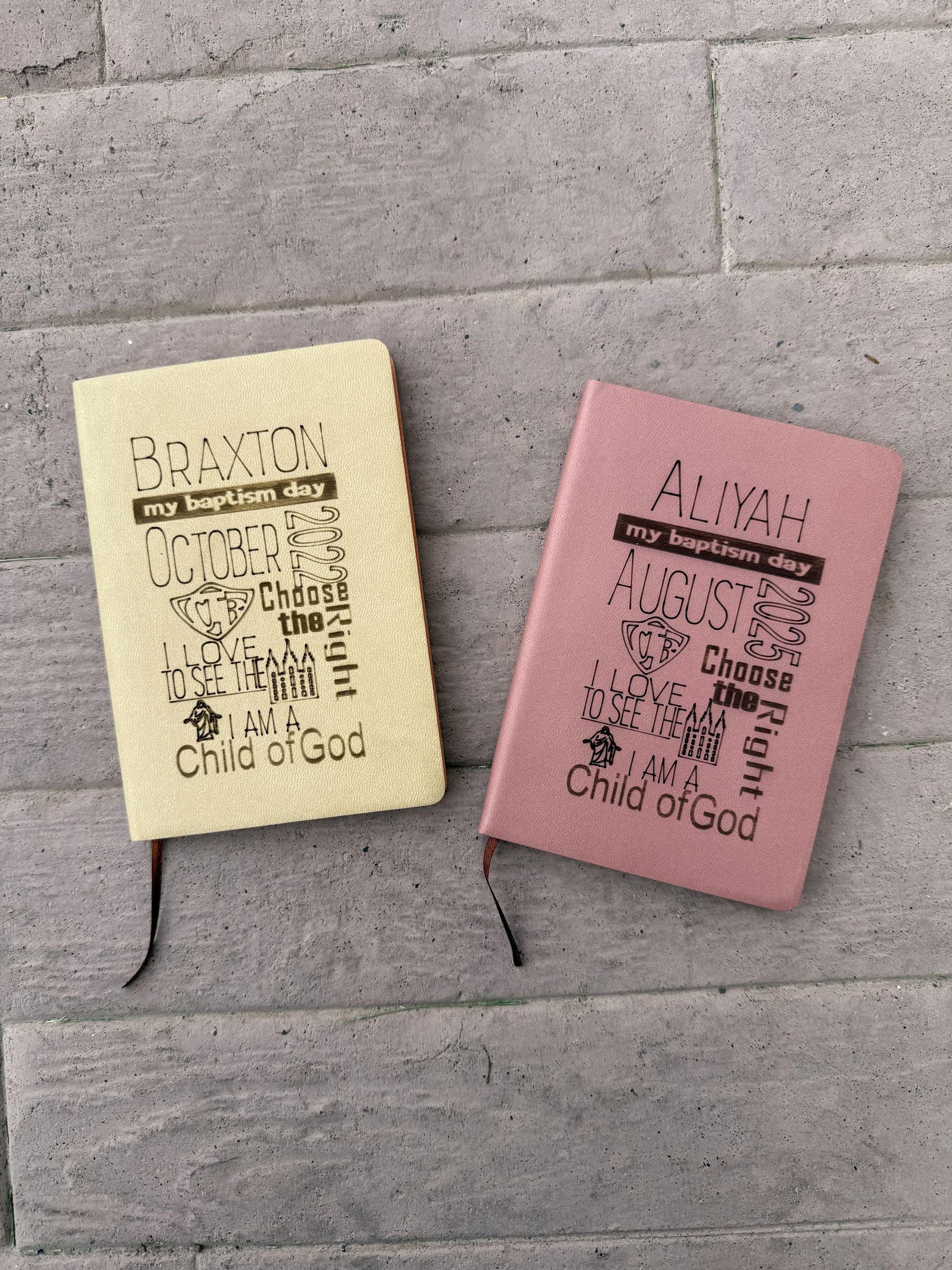 LDS Quote Journal Bulk Engraved Book