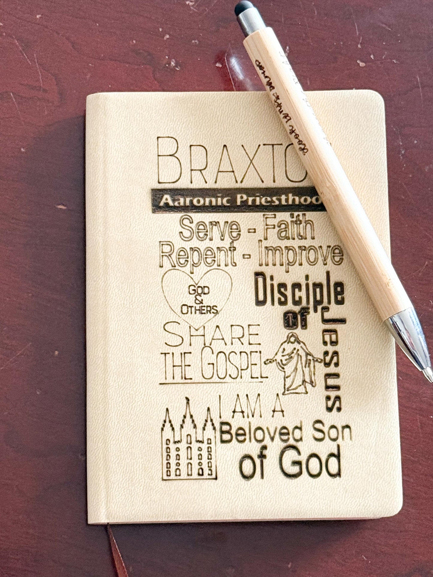 LDS Quote Journal Bulk Engraved Book