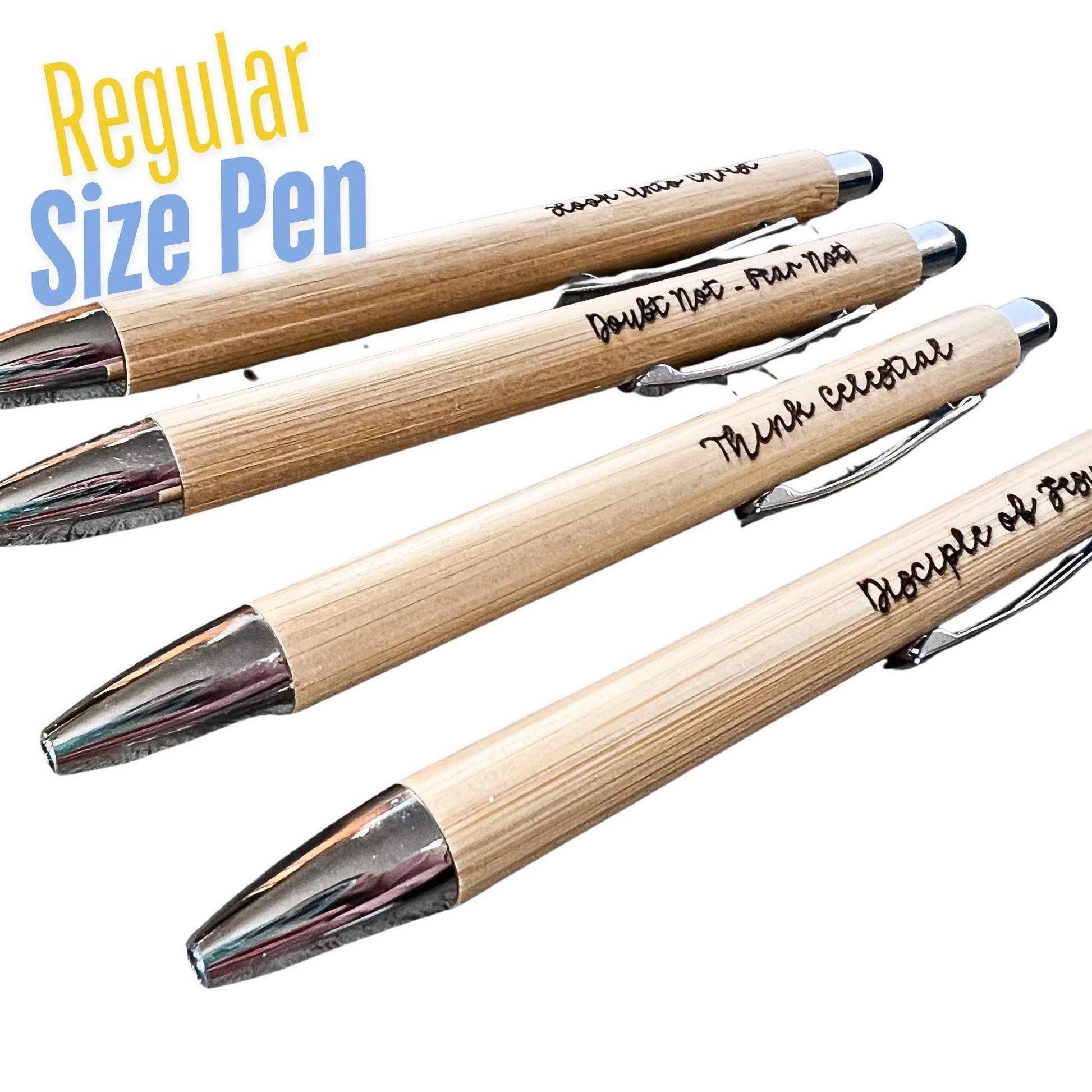 LDS Mission Gift Idea | Christian Bamboo Pen
