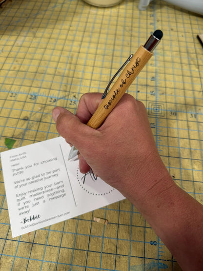 LDS Mission Gift Idea | Christian Bamboo Pen