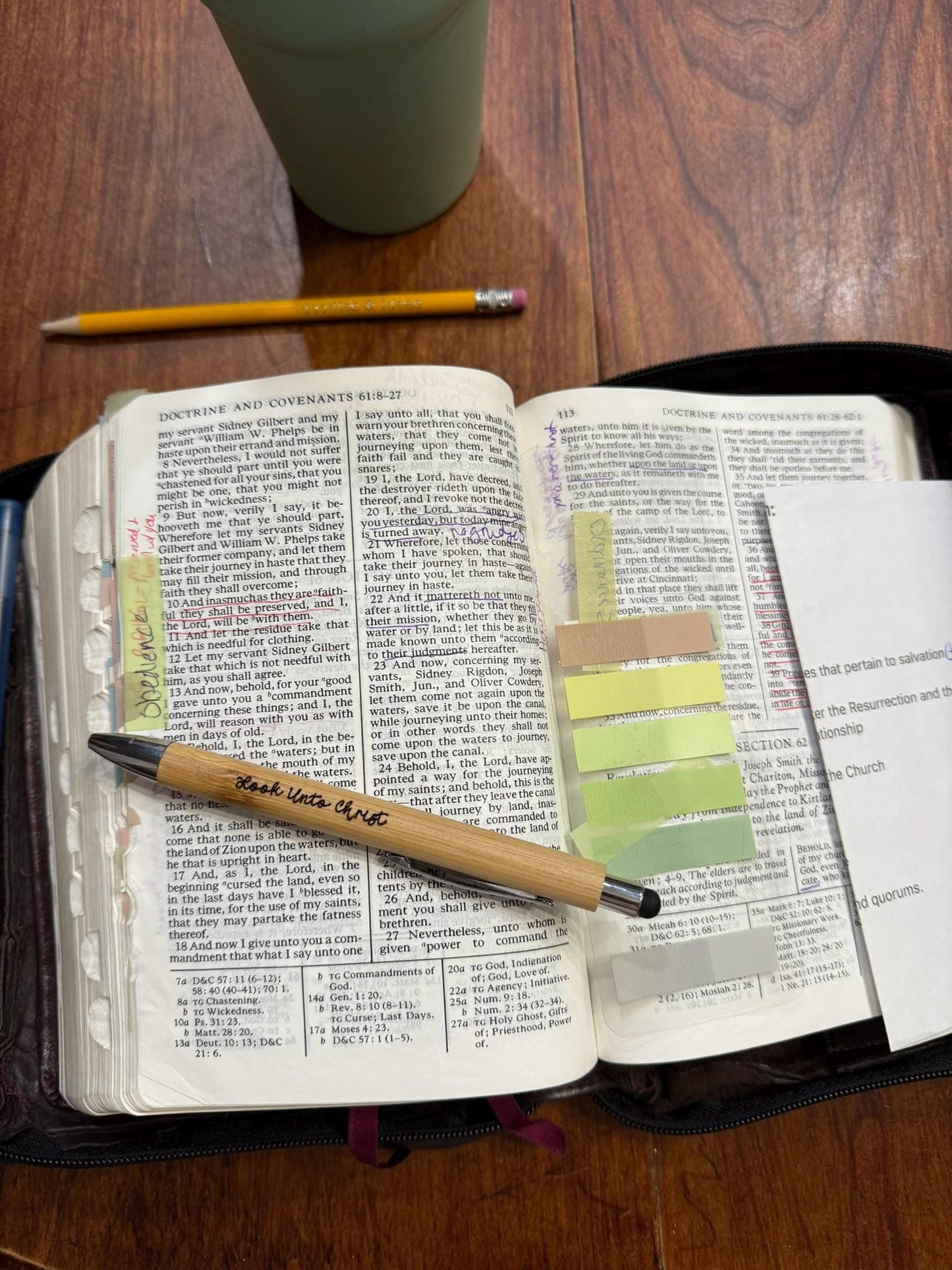 LDS Mission Gift Idea | Christian Bamboo Pen