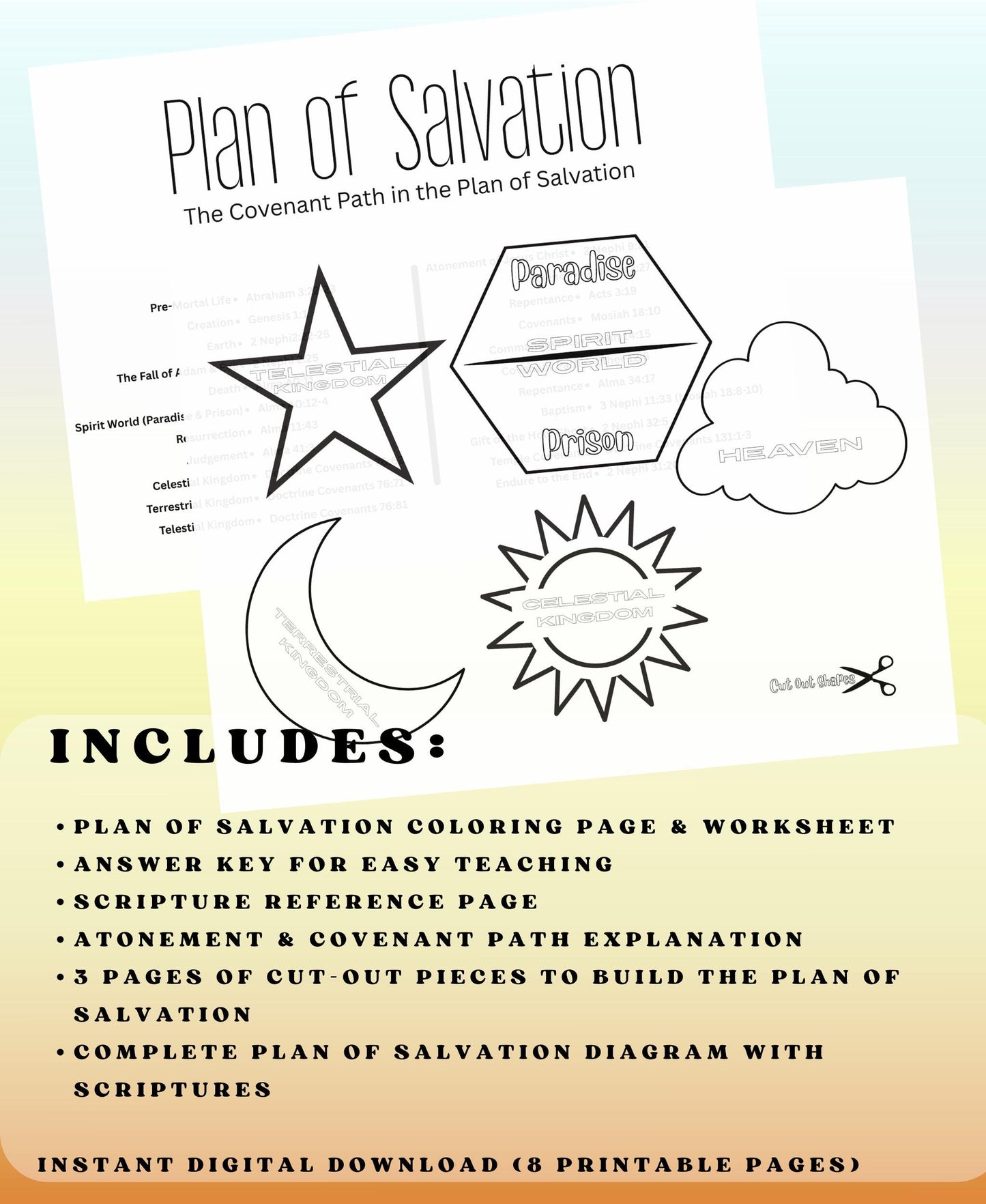 8 Year Old Baptism Prep Printable