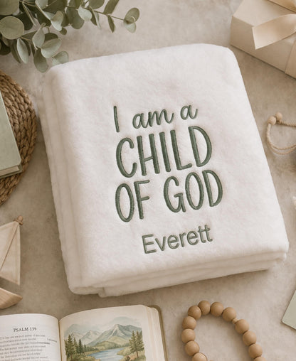 I Am a Child of God Blanket