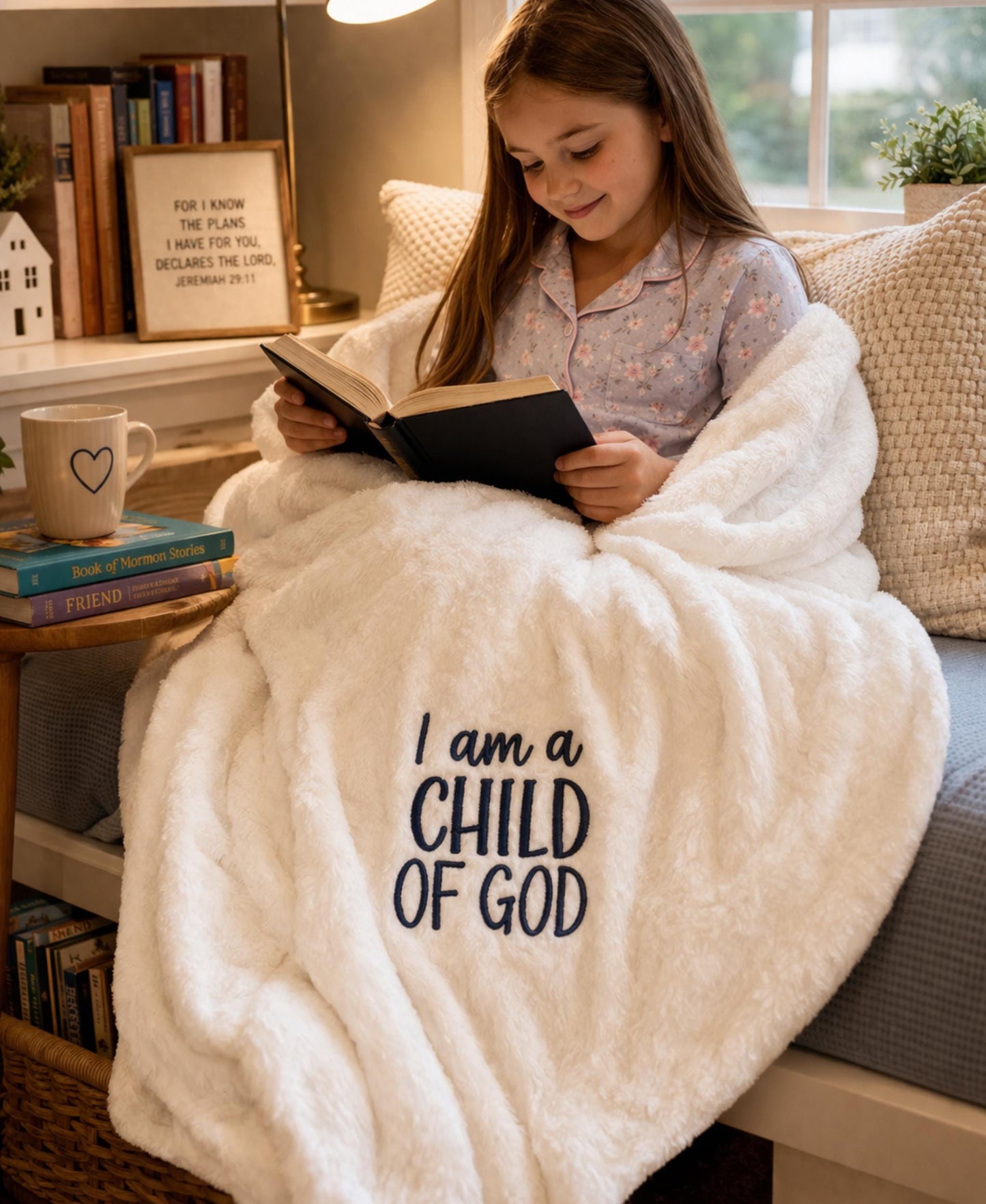 I Am a Child of God Blanket