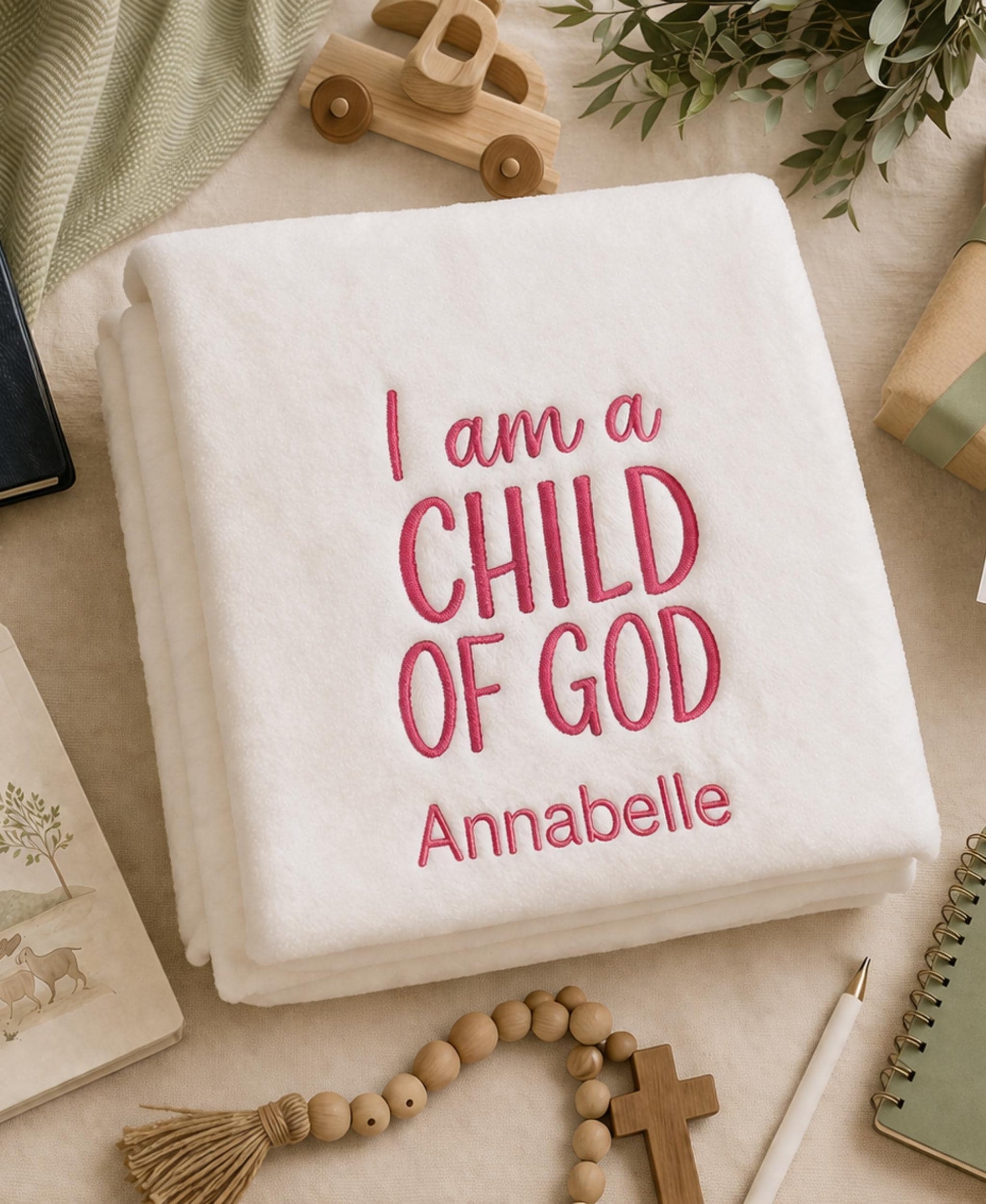 I Am a Child of God Blanket