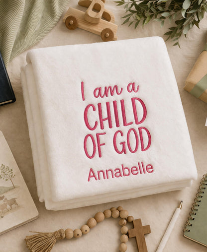 I Am a Child of God Blanket