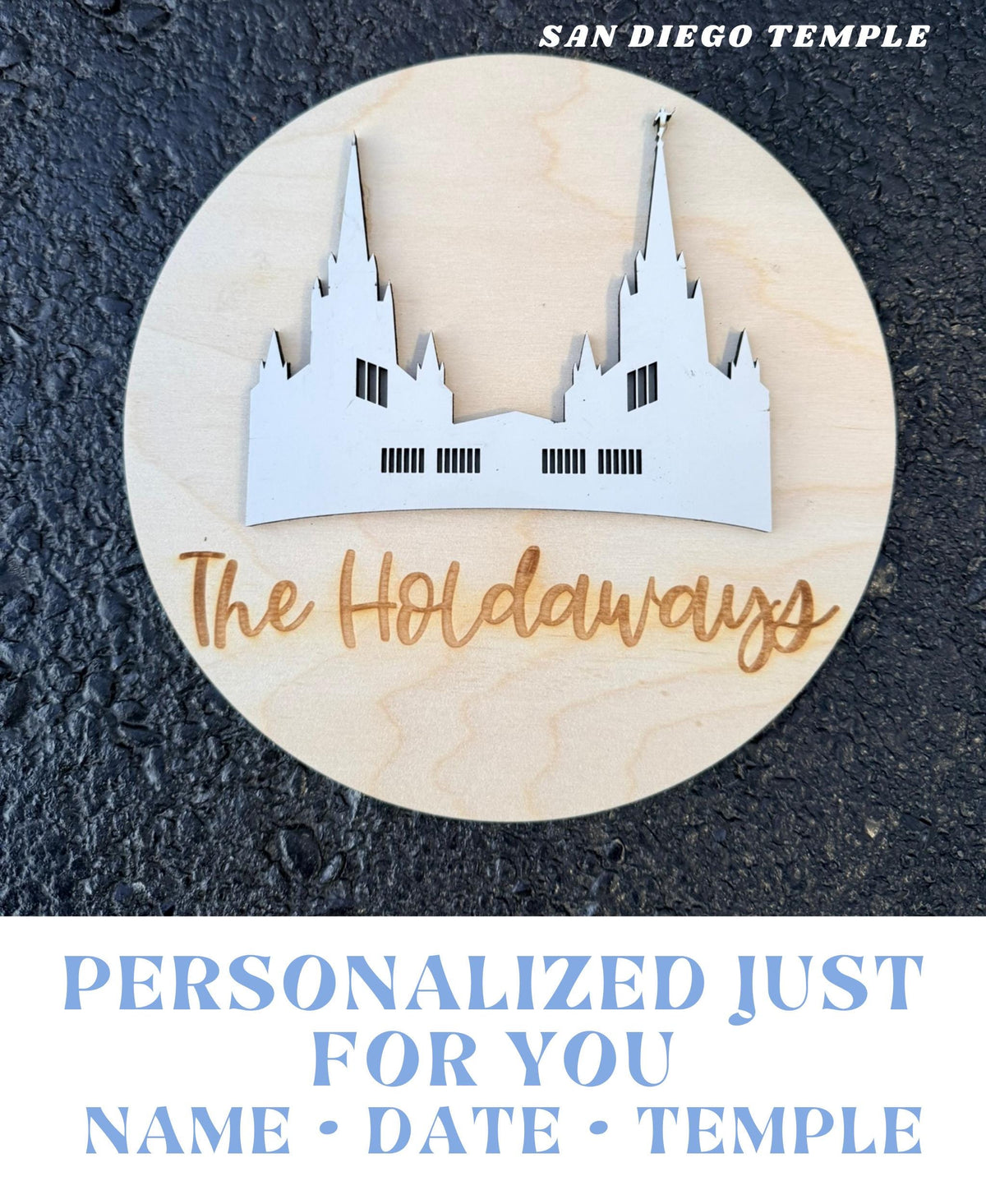 LDS Wedding Plaque Temple Wall Art