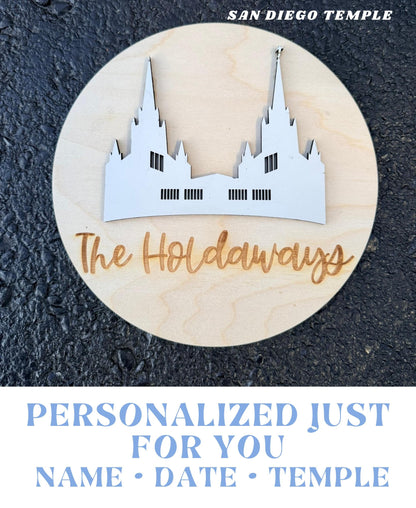 LDS Wedding Plaque Temple Wall Art