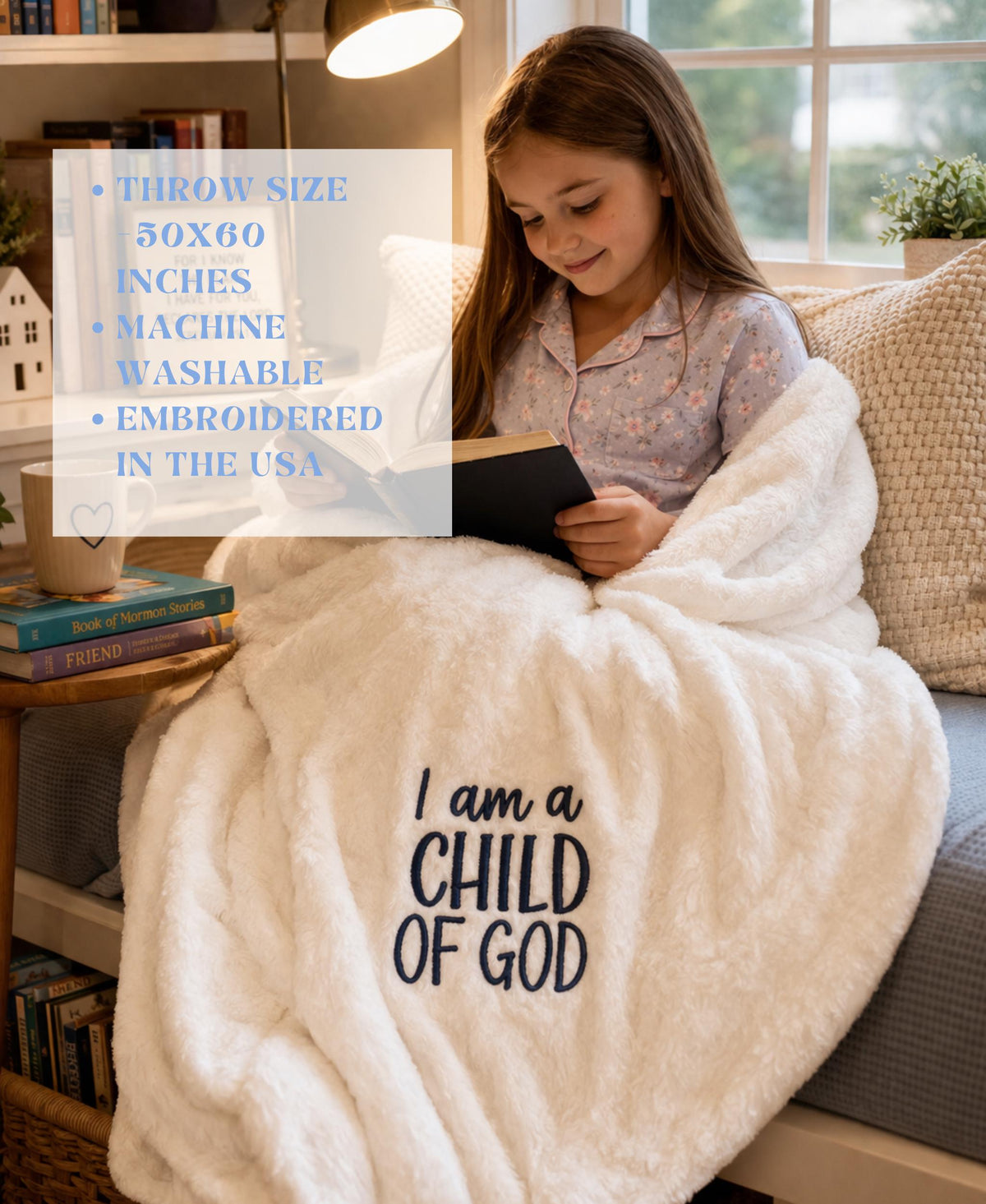 I Am a Child of God Blanket