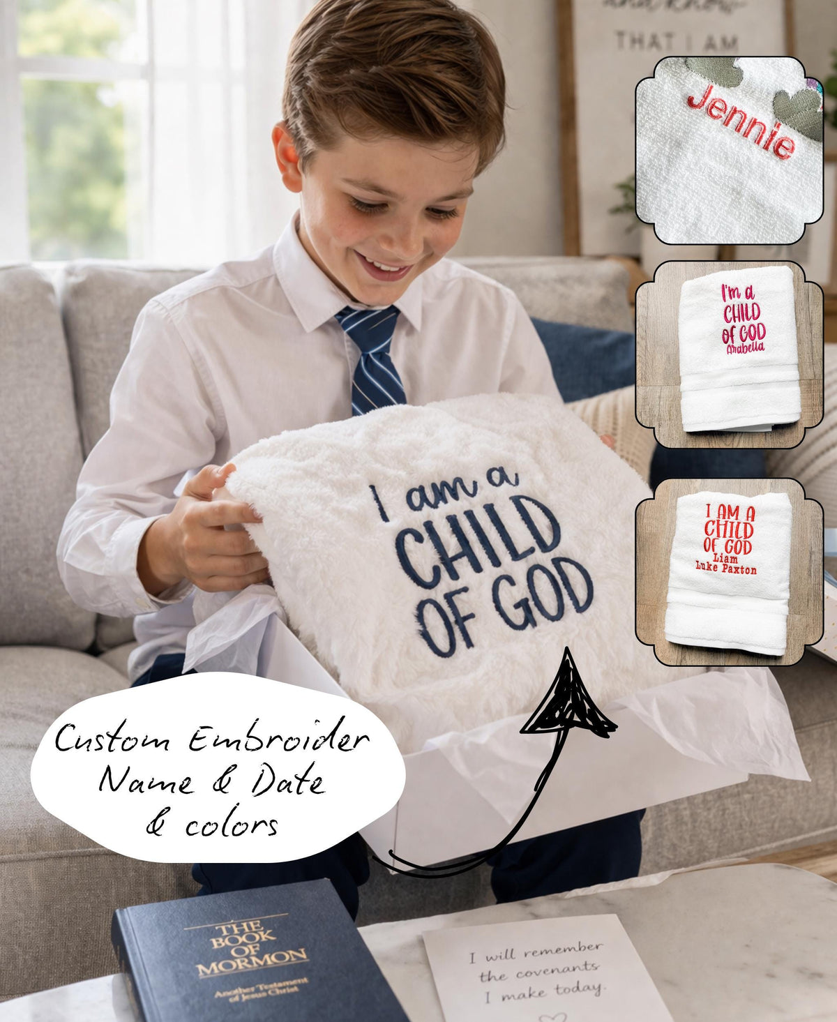 I Am a Child of God Blanket