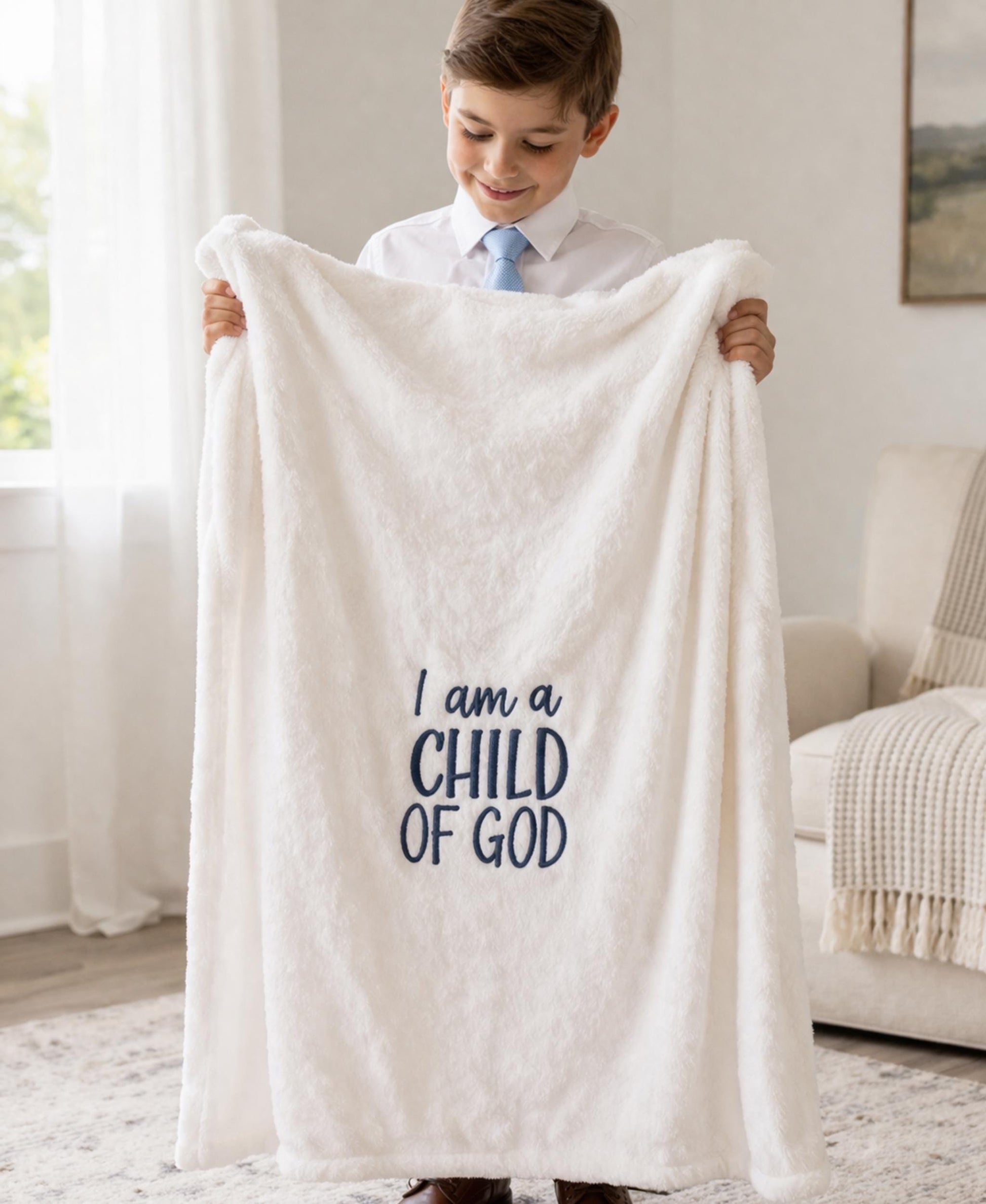 I Am a Child of God Blanket