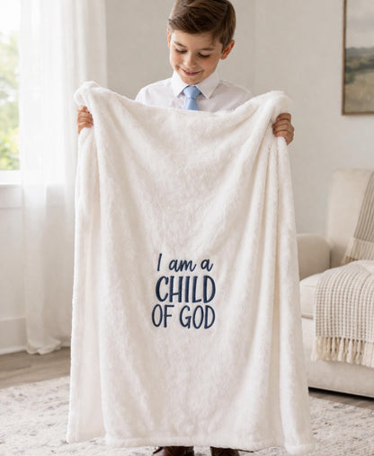 I Am a Child of God Blanket