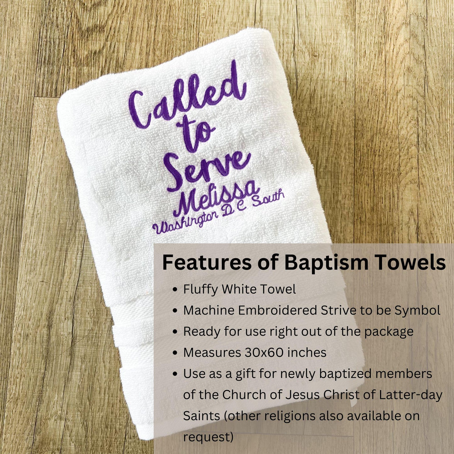 LDS Missionary Gift Towel
