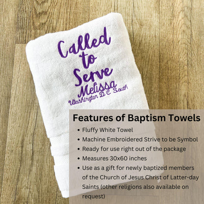 LDS Missionary Gift Towel