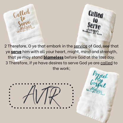 LDS Missionary Gift Towel