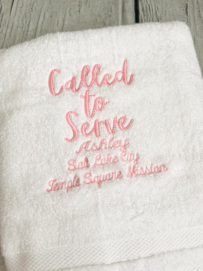 LDS Missionary Gift Towel