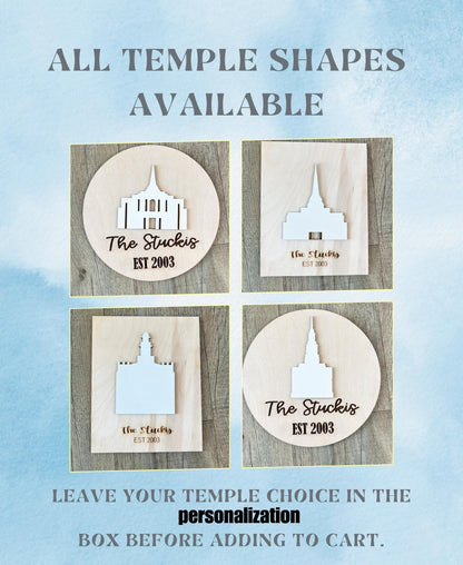 LDS Wedding Plaque Temple Wall Art