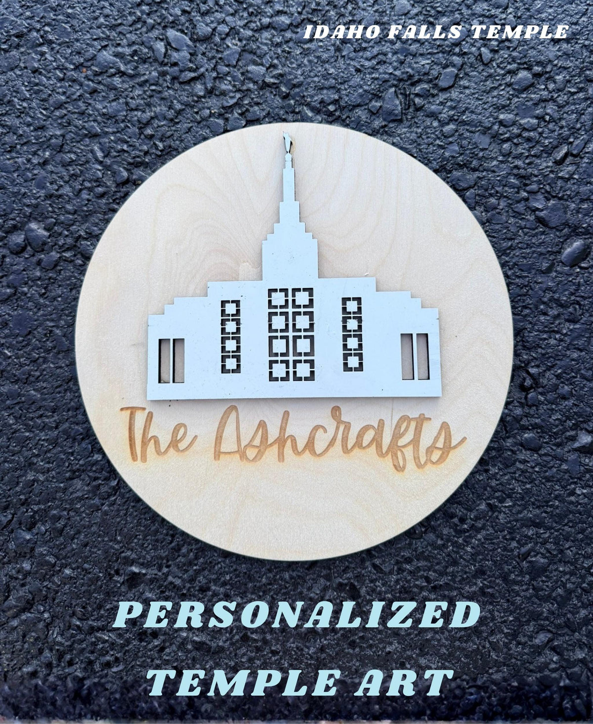 LDS Wedding Plaque Temple Wall Art