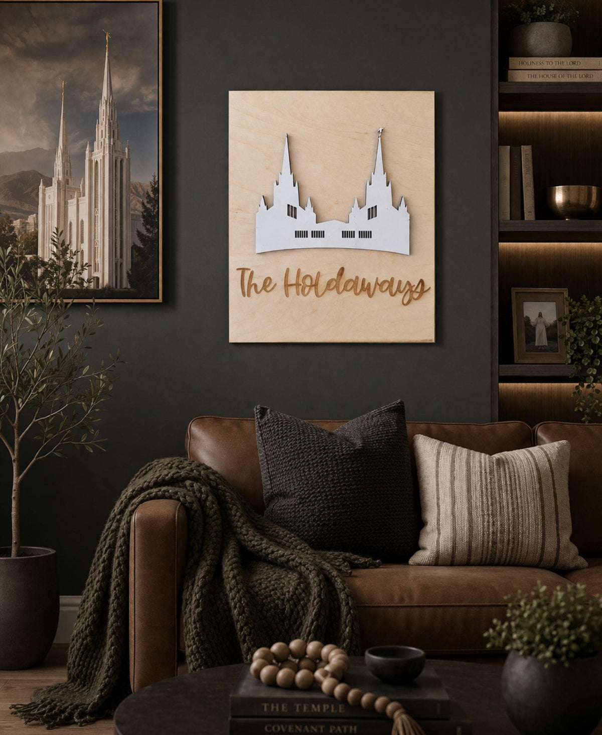 LDS Wedding Plaque Temple Wall Art