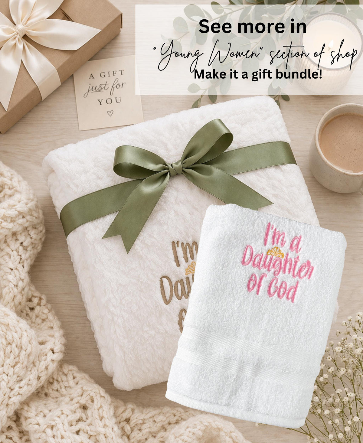 Personalized Baptism Blanket 50x60 Plush