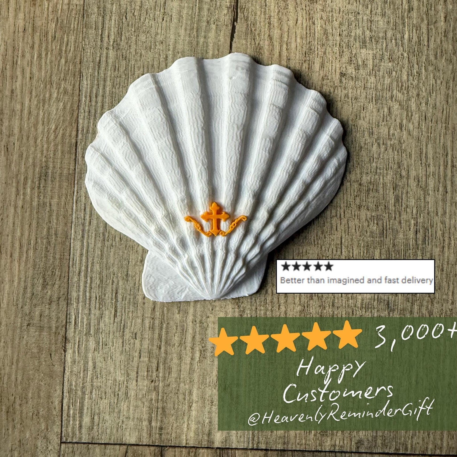 Baptism Towel and Seashell Gift Set