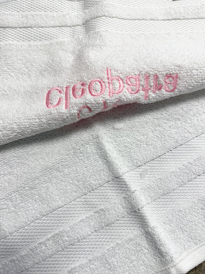 Baptism Towel and Seashell Gift Set