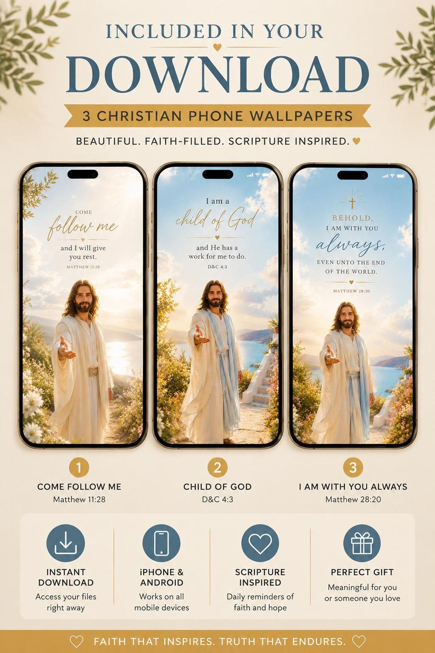 Christian Lockscreen Bible Verse Phone