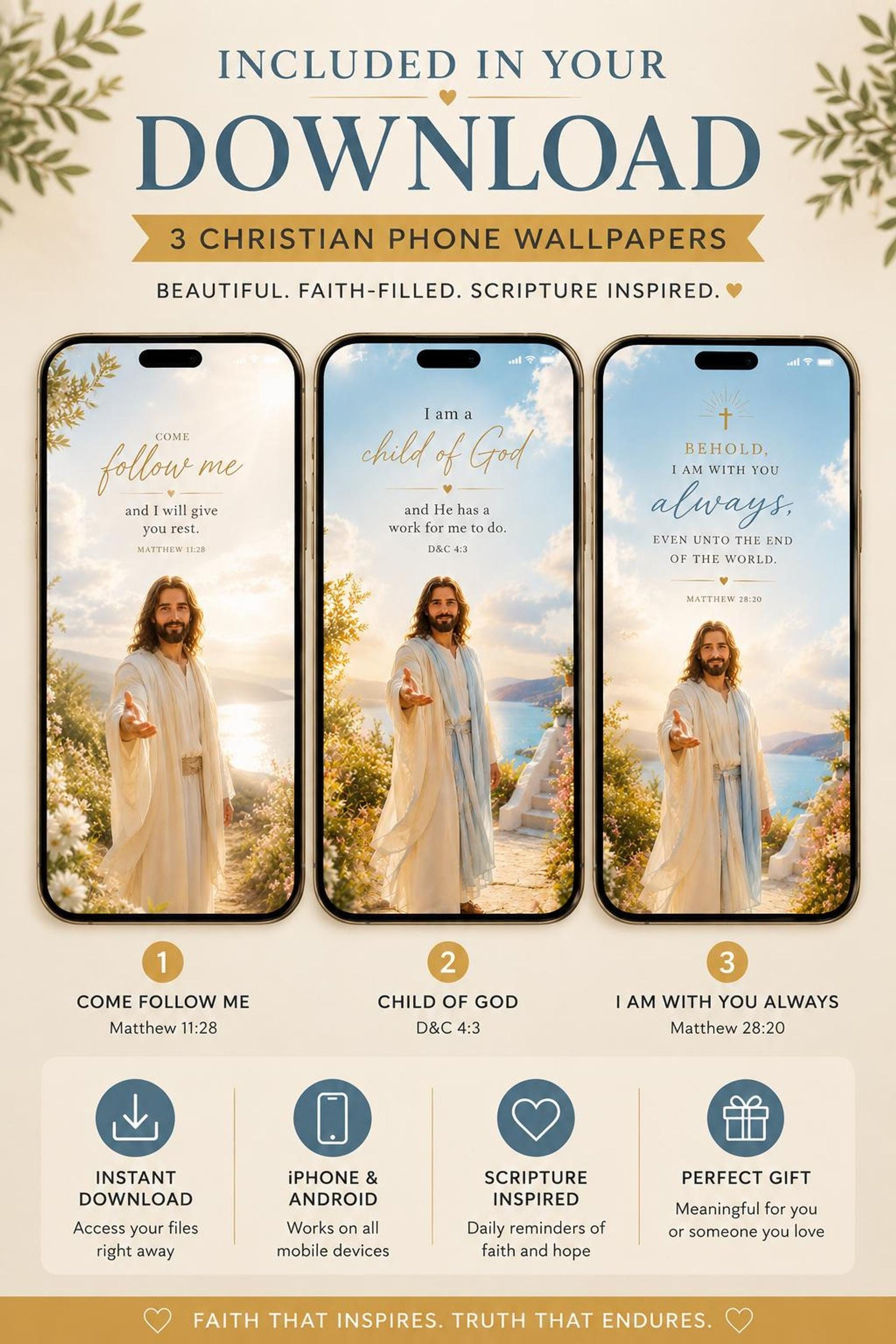 Christian Lockscreen Bible Verse Phone