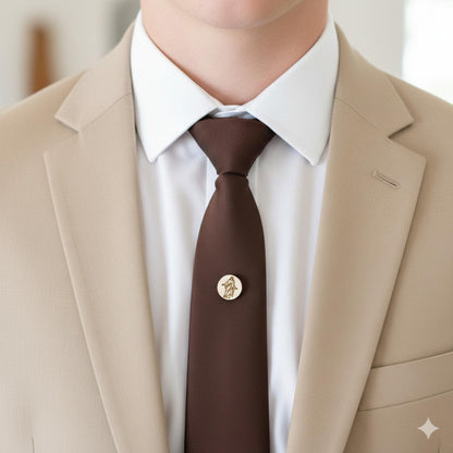 Temple Tie Tacks | Church Lapel Pink LDS Mens Accessory