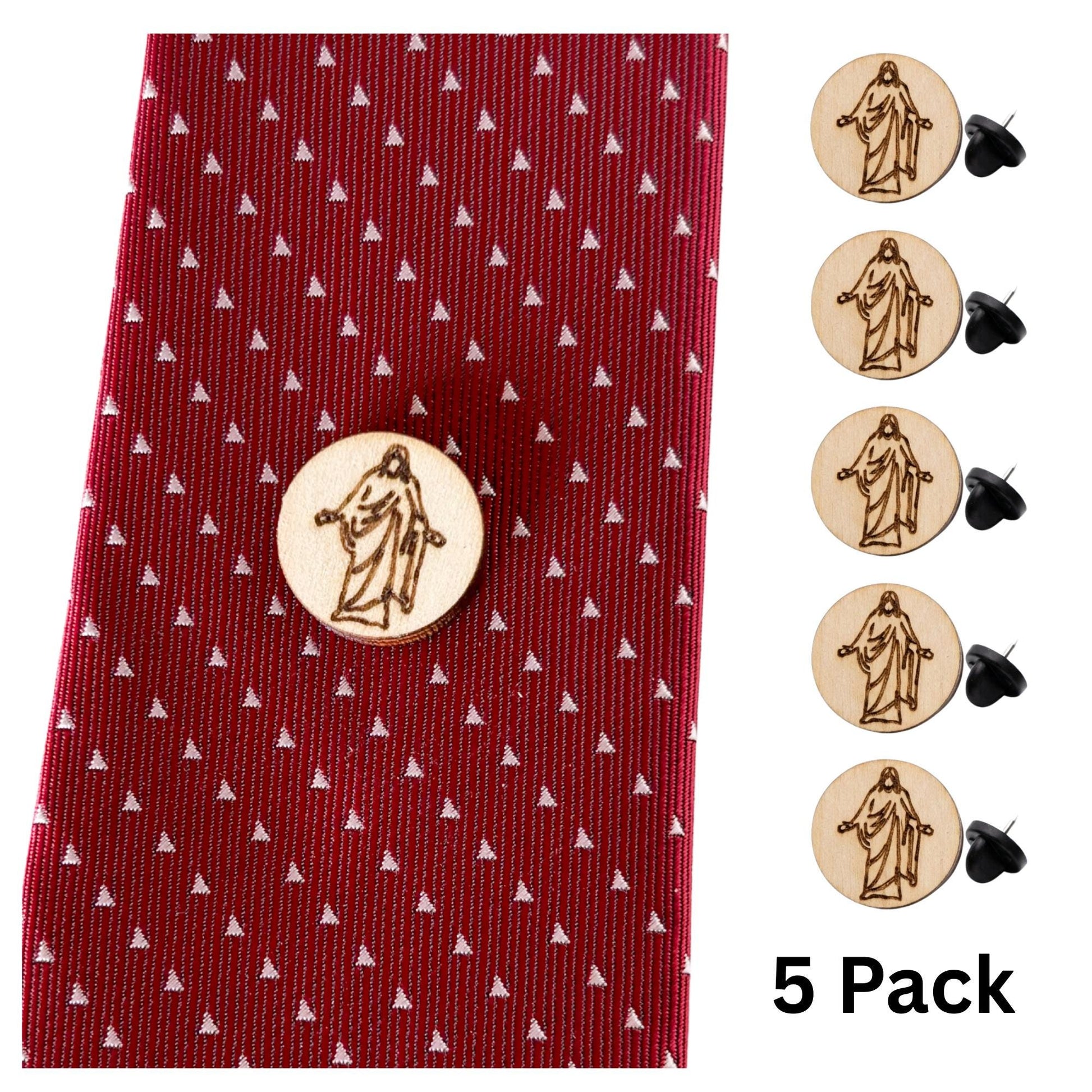 Missionary Theme Christus Tie Tack