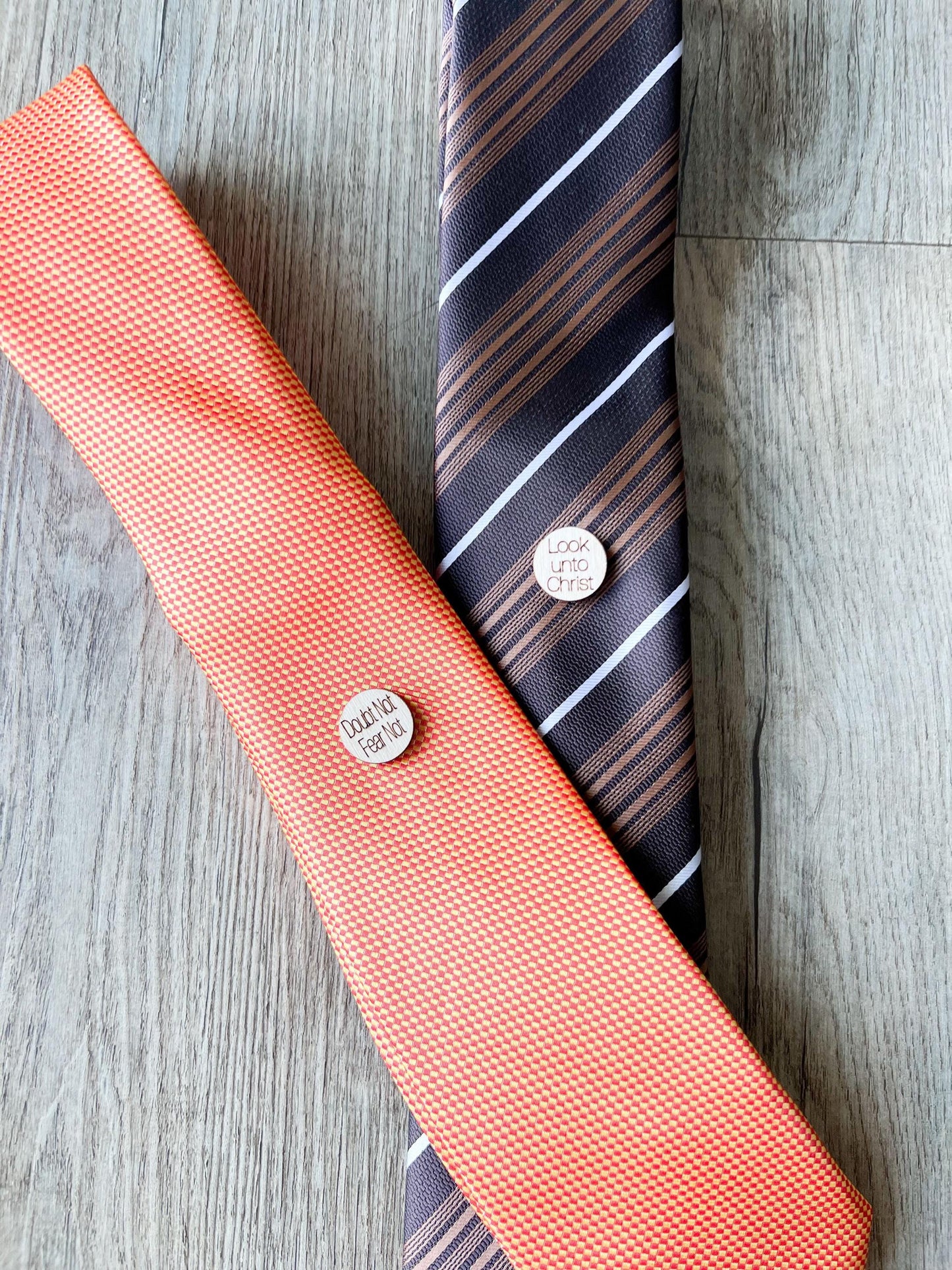 Missionary Theme Christus Tie Tack