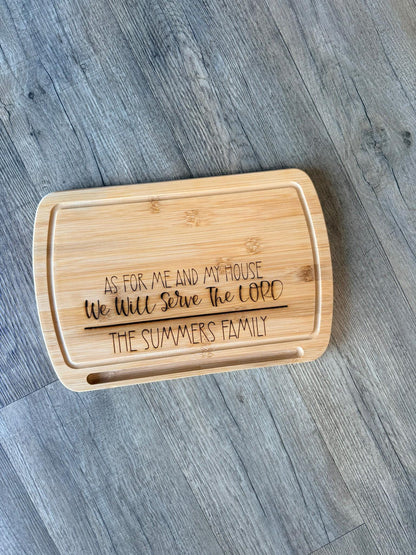 Personalized Bamboo Cutting Board