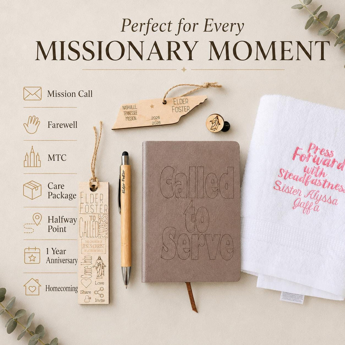 LDS Missionary Gifts | Personalized Mission Care Package