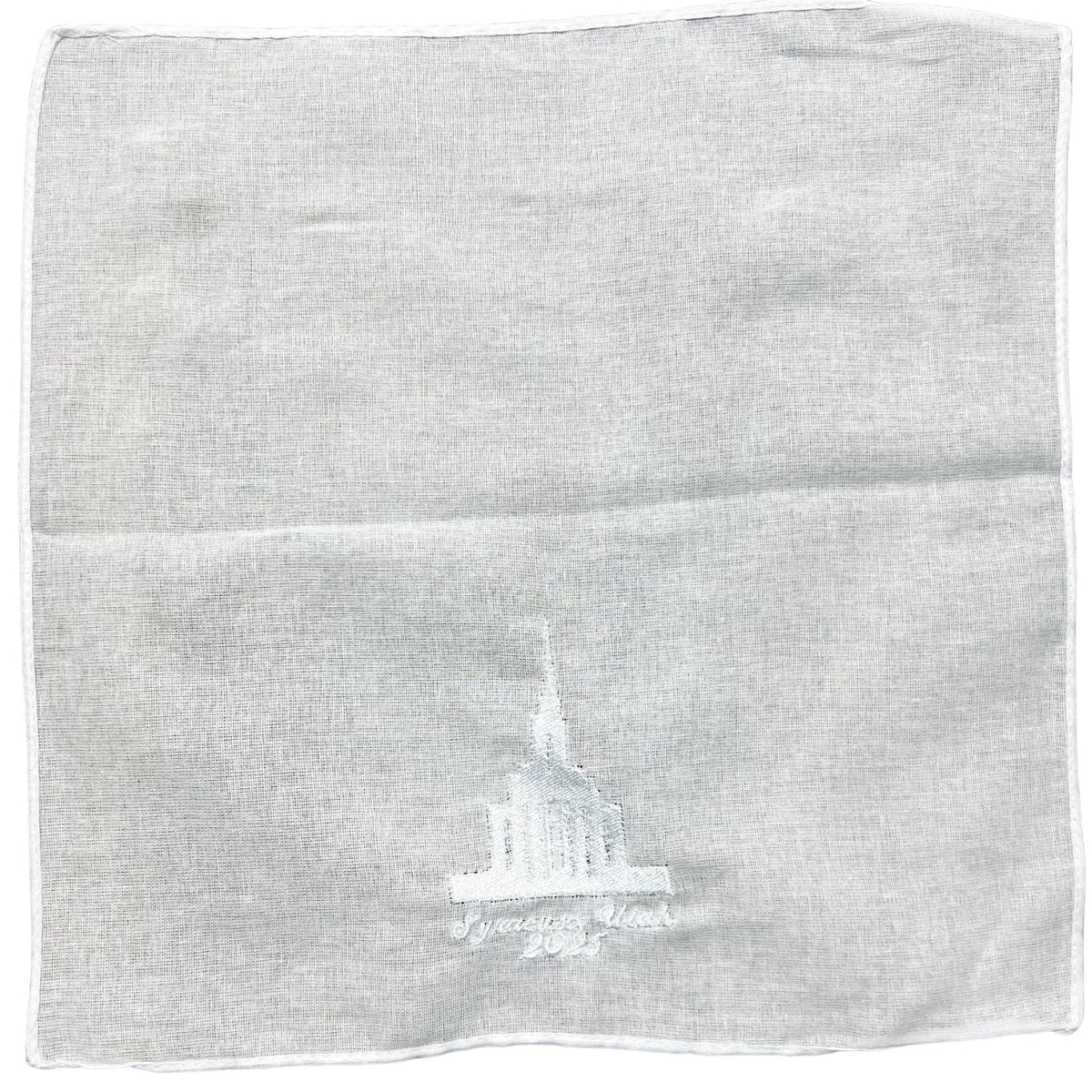 LDS Temple Memorial Handkerchief | Personalized