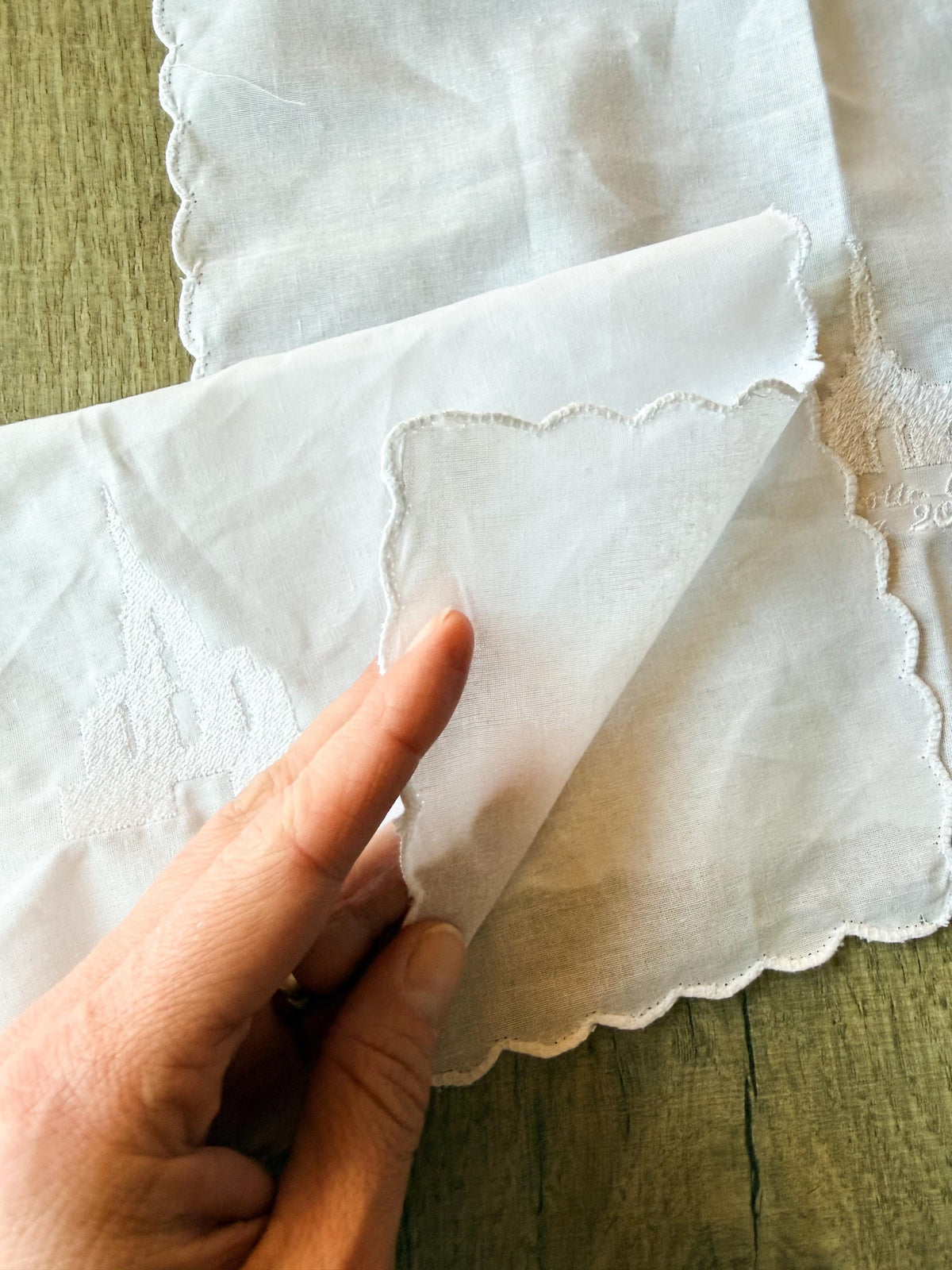 LDS Temple Memorial Handkerchief | Personalized