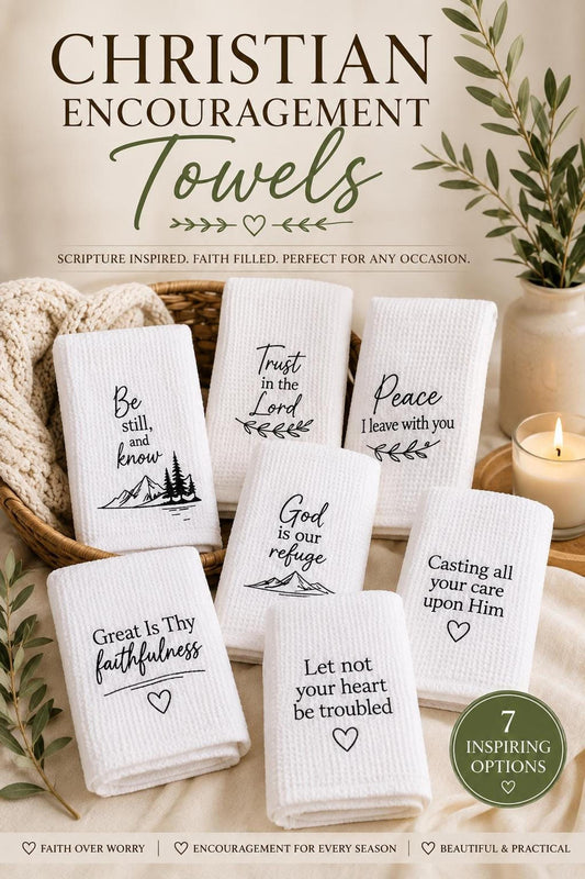 Christian Encouragement Kitchen Towel