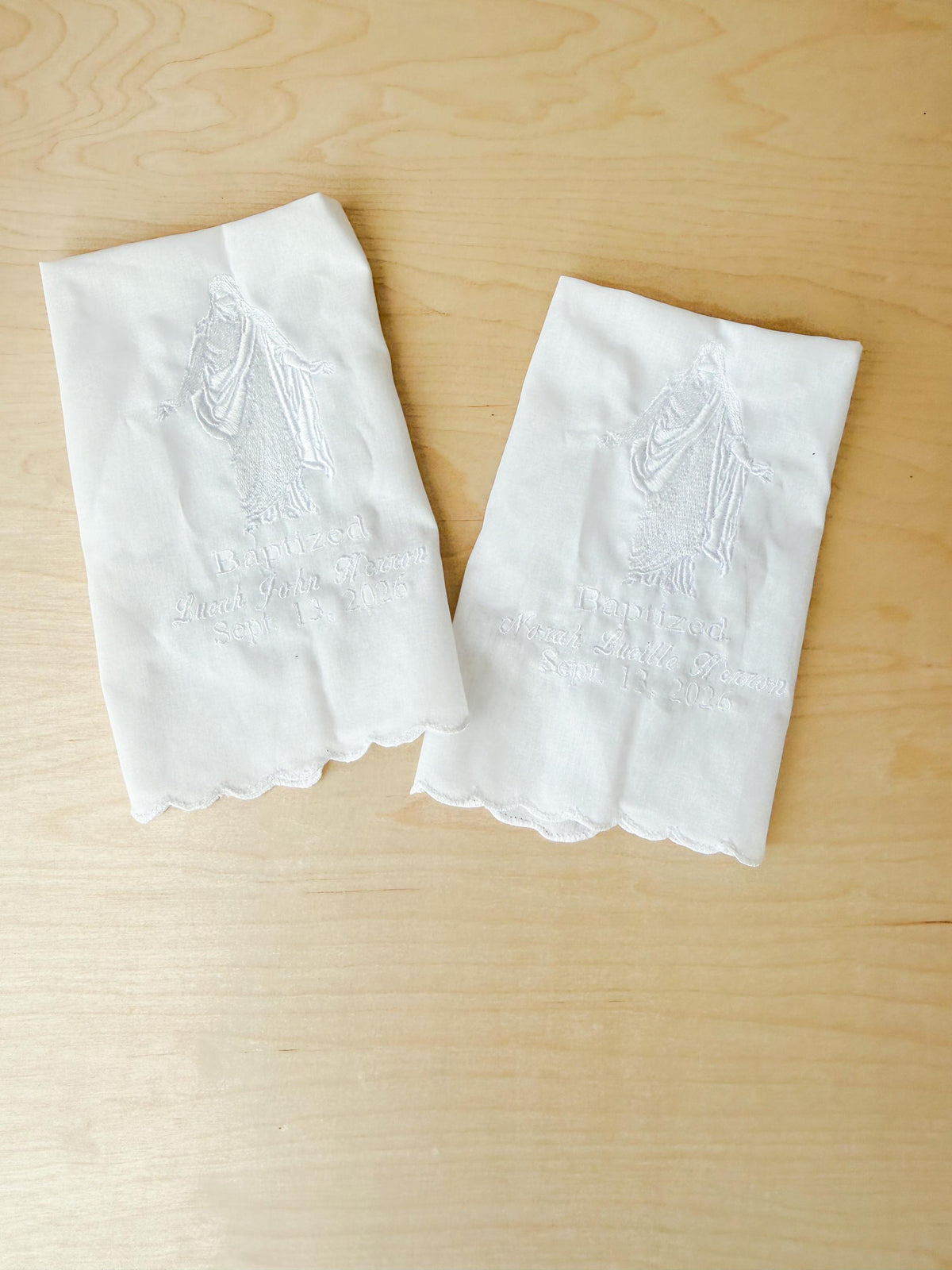 Christus Memorial Handkerchief | Personalized