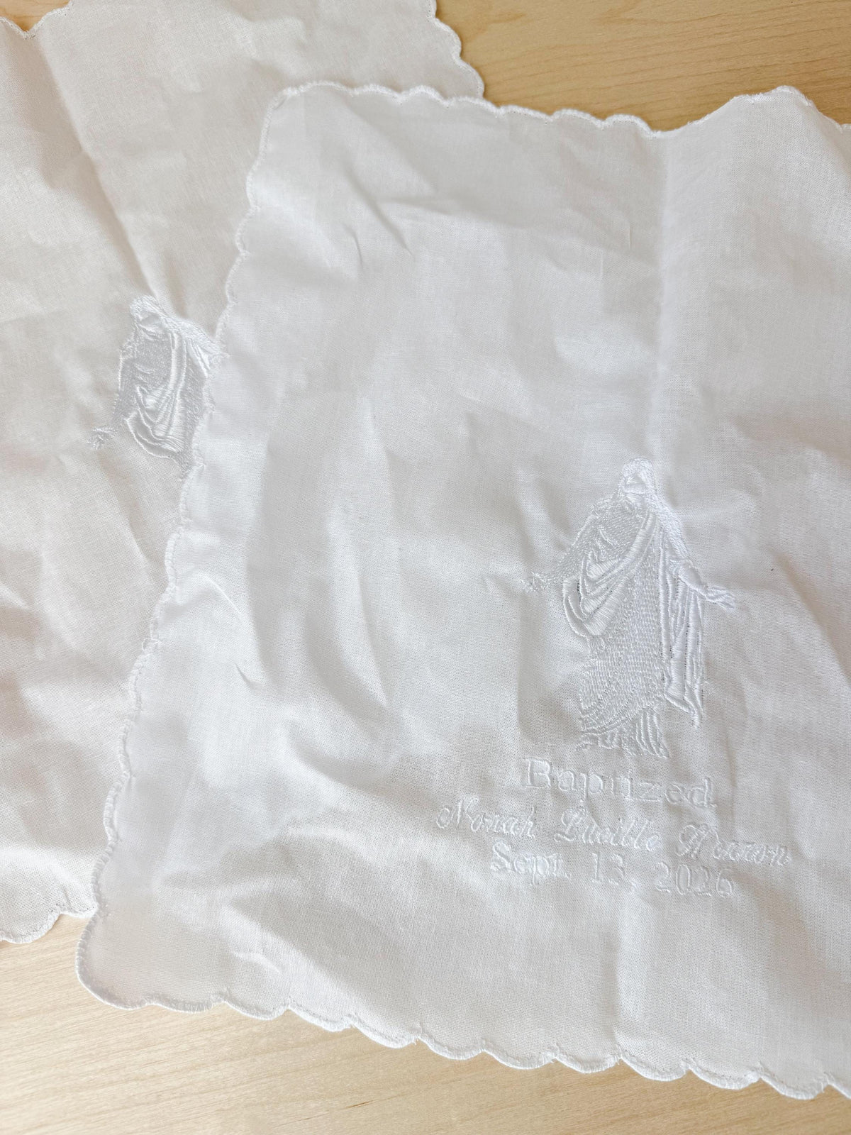 Christus Memorial Handkerchief | Personalized