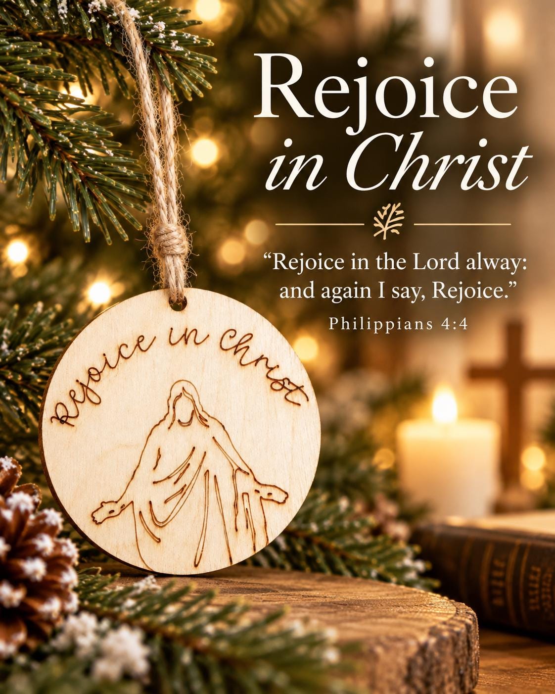 Rejoice in Christ Ornaments | Set of 10
