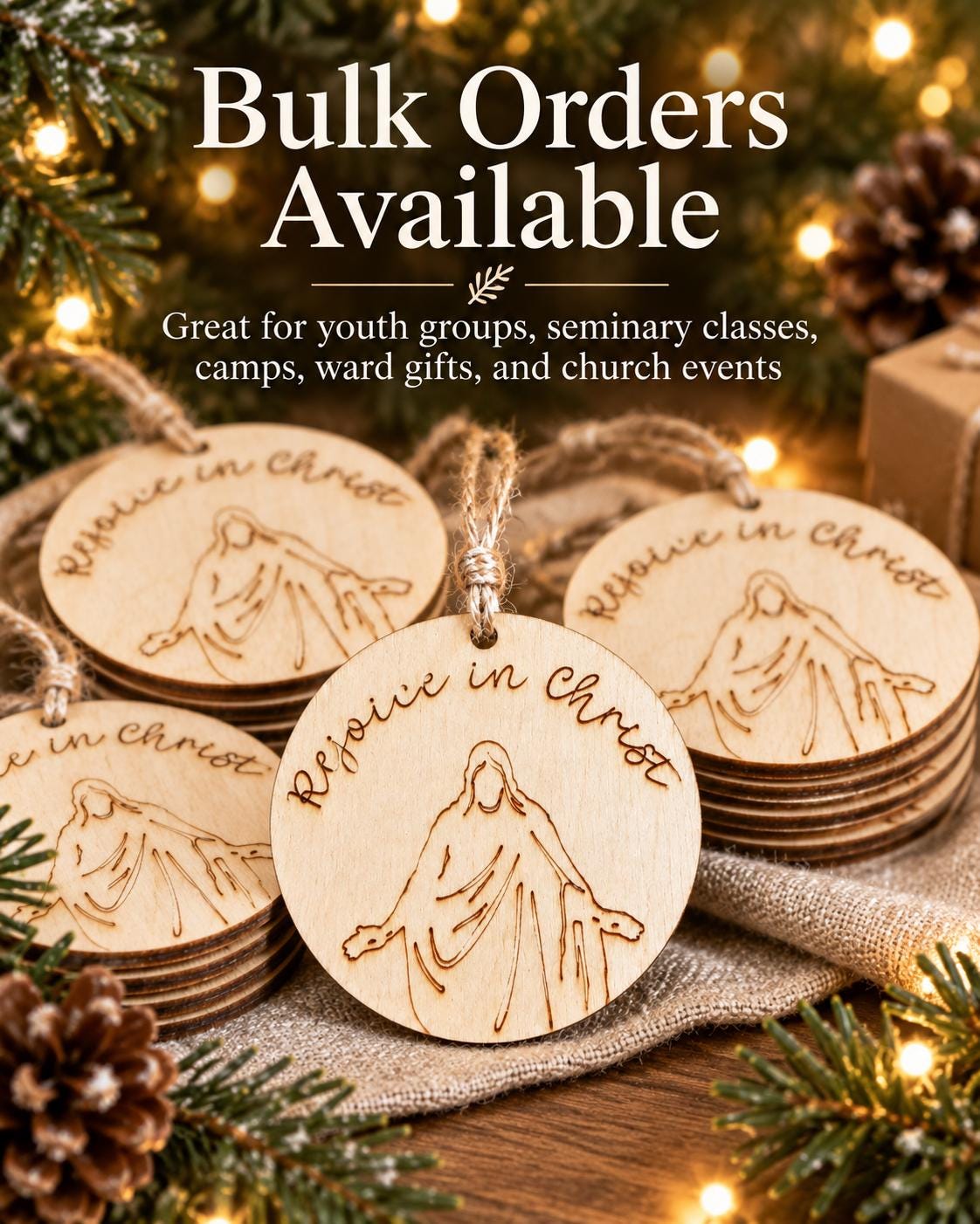 Rejoice in Christ Ornaments | Set of 10
