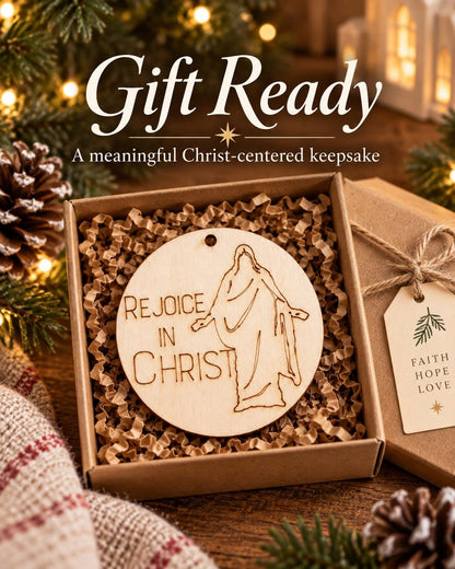 Rejoice in Christ Walking Savior Ornament