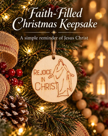 Rejoice in Christ Walking Savior Ornament