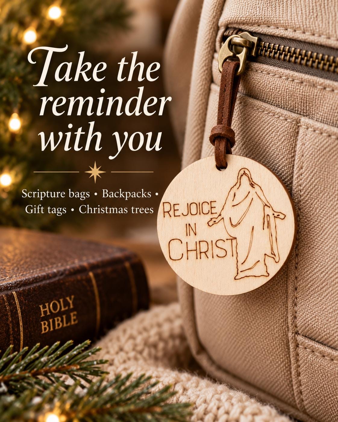 Rejoice in Christ Walking Savior Ornament
