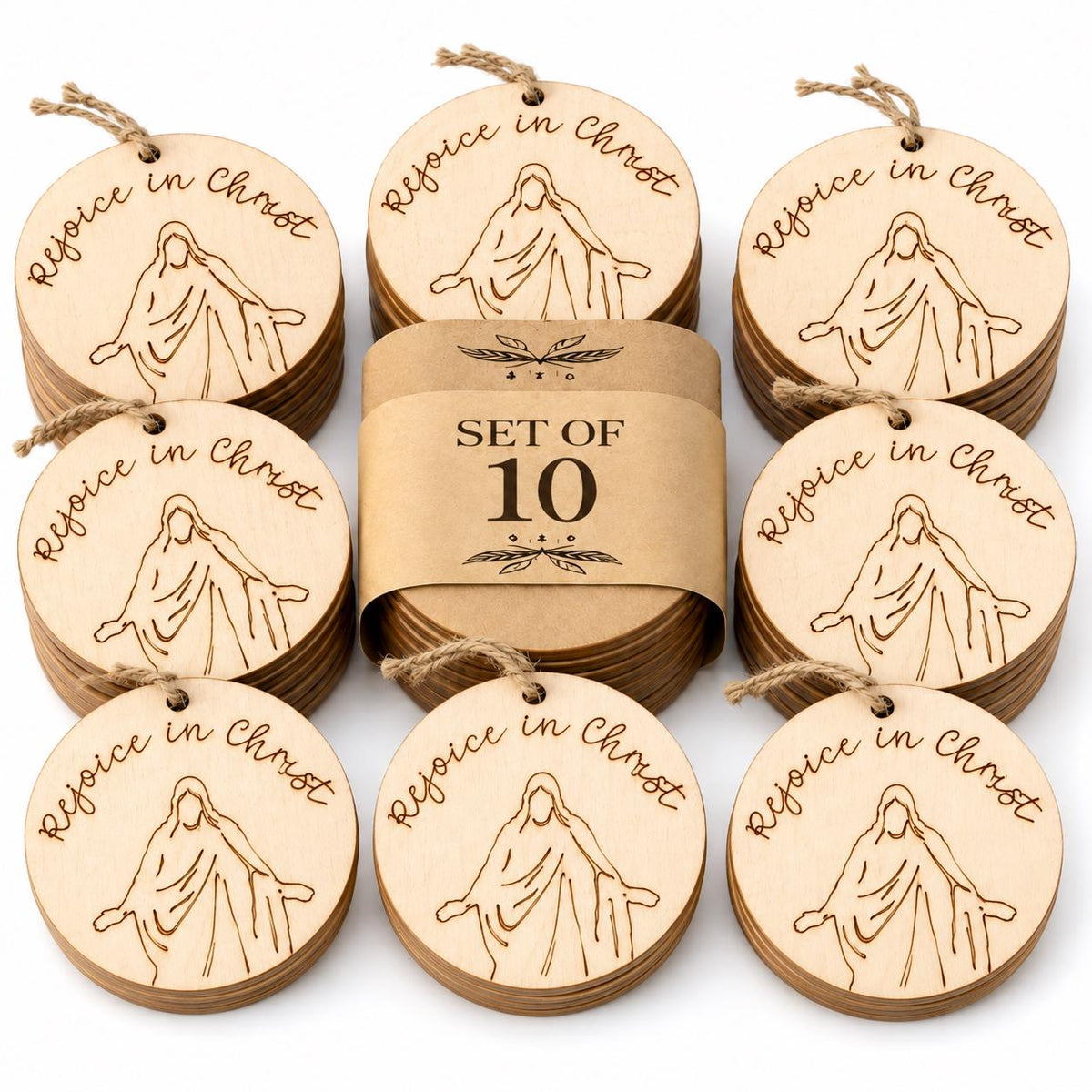 Rejoice in Christ Ornaments | Set of 10