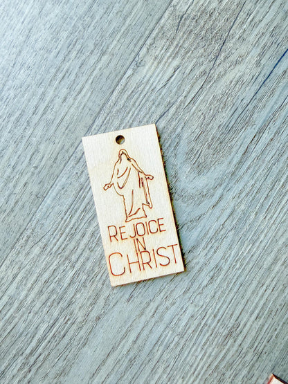 Rejoice in Christ Keychain | Pick Your Style