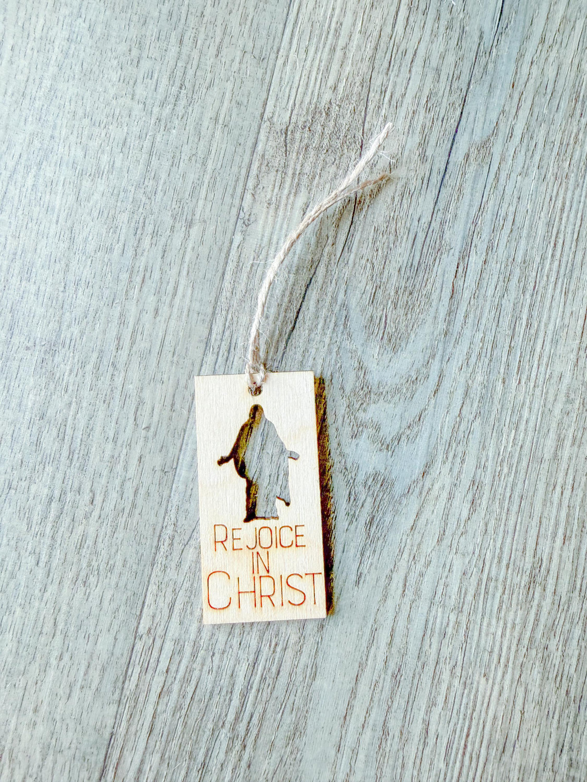 Rejoice in Christ Jesus Silhouette Bookmark