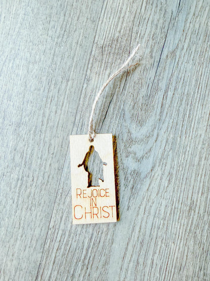 Rejoice in Christ Jesus Silhouette Bookmark