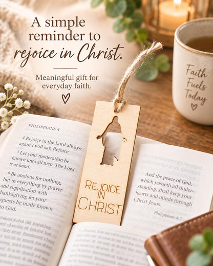 Rejoice in Christ Jesus Silhouette Bookmark