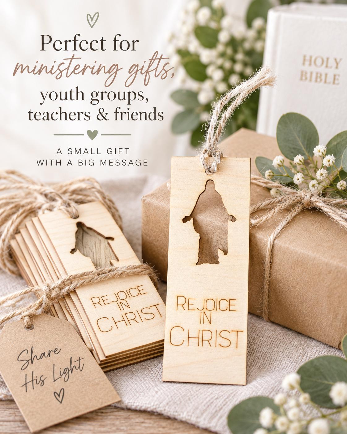 Rejoice in Christ Jesus Silhouette Bookmark