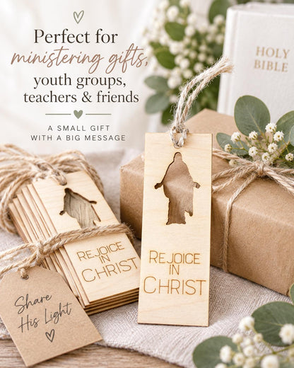 Rejoice in Christ Jesus Silhouette Bookmark